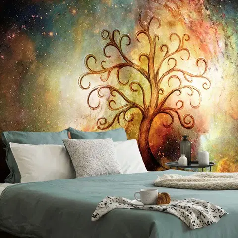 Samolepiace tapety Samolepiaca tapeta strom života s abstrakciou vesmíru