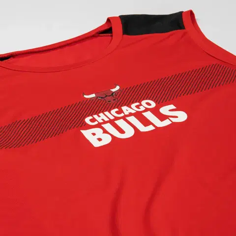 tričká Pánske spodné tielko na basketbal UT500 NBA Bulls červené