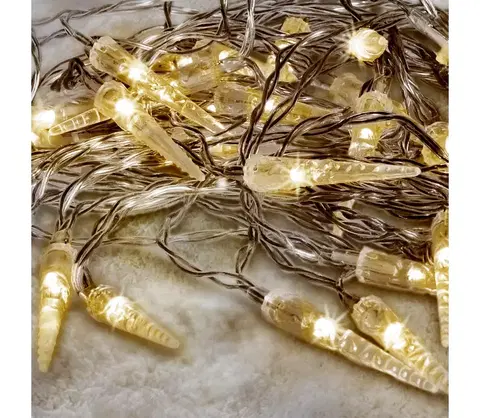 Vianočné dekorácie Brilagi Brilagi - LED Vianočná vonkajšia reťaz 50xLED/8 funkcií/3xAA 8m IP44 teplá biela 