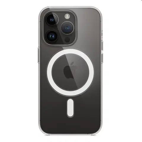 Puzdrá na mobilné telefóny Zadný kryt pre Apple iPhone 14 Pro s MagSafe, transparentná MPU63ZMA