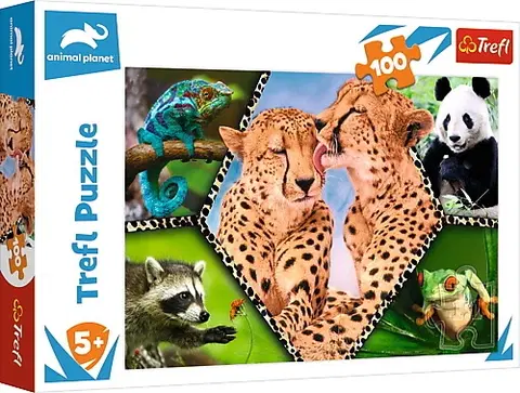 Hračky puzzle TREFL - Puzzle 100 - Krása prírody / Discovery Animal Planet