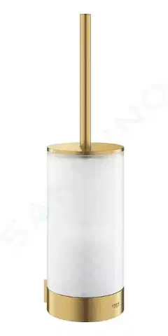 Držadlá k vani GROHE - Selection WC kefa nástenná s držiakom, sklo/kefovaný Cool Sunrise 41076GN0