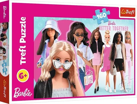 Hračky puzzle TREFL - Puzzle Barbie a jej svet 160 dielikov