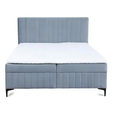 Dvojlôžkové postele Kontinentalne postel Sergio 160x200 Bluvel 10 s topperom