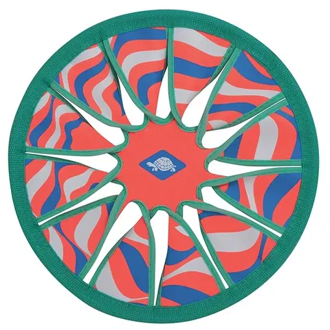 Ostatné spoločenské hry Frisbee - lietajúci tanier SCHILDKROT Neoprene Disc - červený