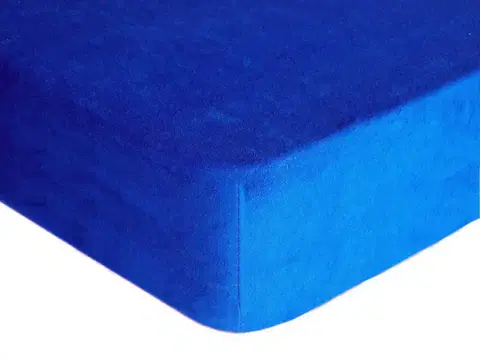 Plachty Forbyt, Prestieradlo, Froté Premium, tmavo modrá 150 x 200 cm
