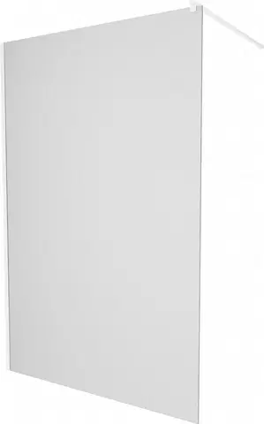 Sprchové dvere MEXEN/S - KIOTO Sprchová zástena WALK-IN 90 x 200, dekor jinovatka 8 mm, biela 800-090-101-20-30