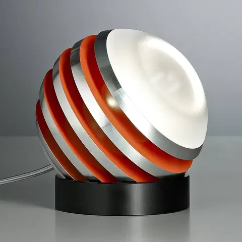 Stolové lampy TECNOLUMEN TECNOLUMEN Bulo – stolná LED lampa oranžová