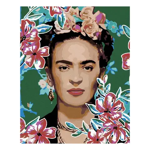 Kreatívne a výtvarné hračky ZUTY - Diamantové maľovanie (s rámom) - Frida Kahlo I