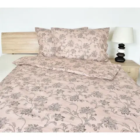 Posteľná bielizeň Súprava 1+1 posteľnej bavlnenej obliečky, LORA FLOWER