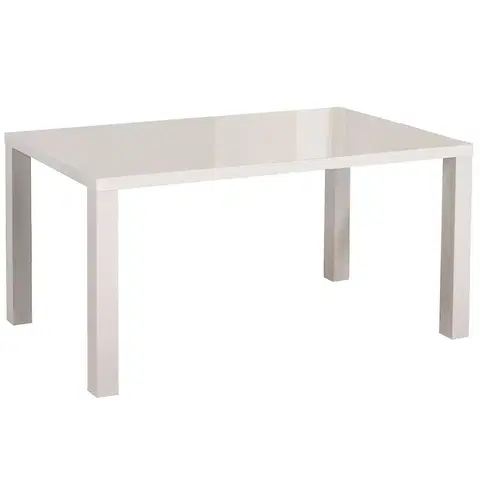 Stoly v podkrovnom štýle Stôl Ronald A) 120x80 Mdf – Biely