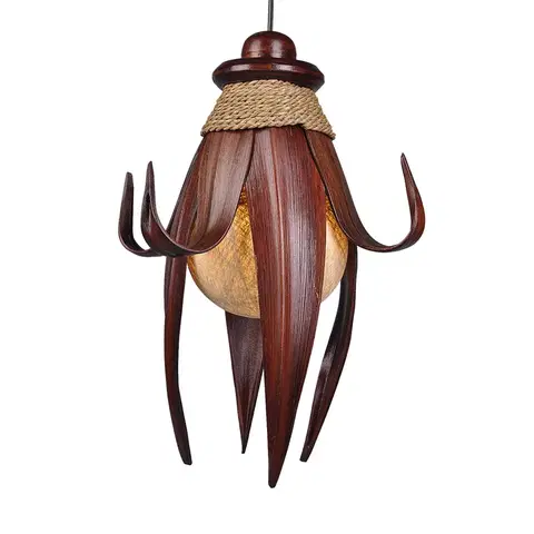 Závesné svietidlá Woru Exotická závesná lampa Karima
