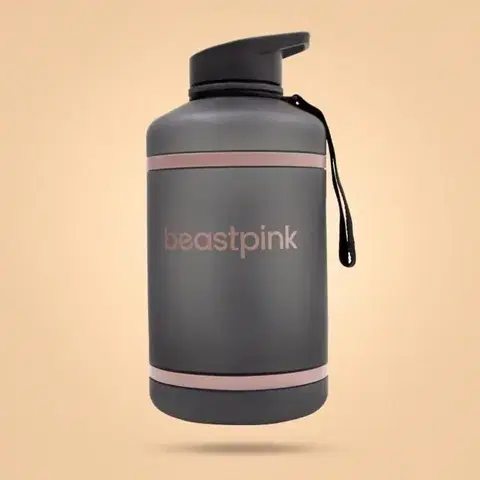 Športové fľaše BeastPink Fľaša Hyper Hydrator 2,2 l Grey
