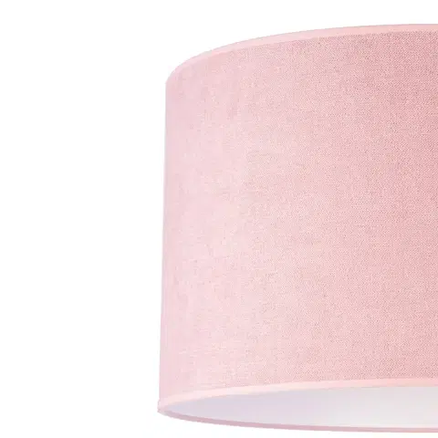 Stolové lampy Euluna Stolová lampa Pastell Roller výška 50 cm ružová