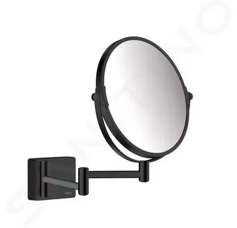 Kúpeľňa HANSGROHE - AddStoris Kozmetické nástenné zrkadlo, matná čierna 41791670