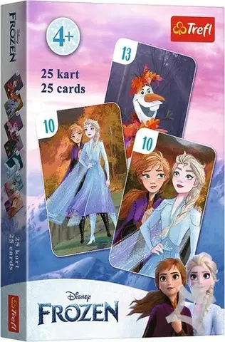 Hračky spoločenské hry - hracie karty a kasíno TREFL - Čierny Peter ľadové kráľovstvo