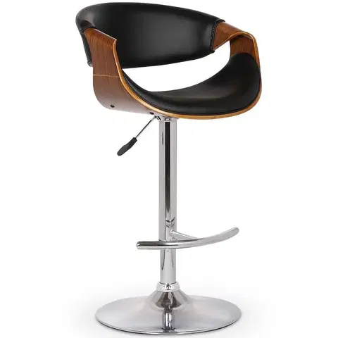 Barové stoličky Barová Stolička H-100 Orech/Čierna