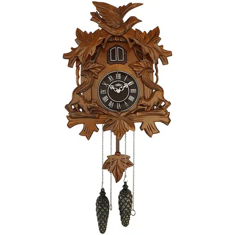 Hodiny Kyvadlové kukučkové hodiny IV. PRIM 46cm, hnedá