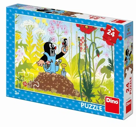 Hračky puzzle DINO - Krtko V Nohaviciach 24 Puzzle