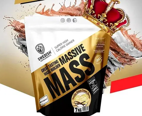 Gainery 21 - 30 % Massive Mass - Swedish Supplements 3500 g Strawberry Milkshake
