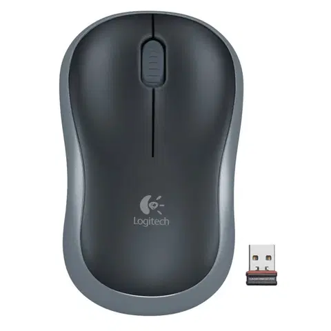 Myši Kancelárska myš Logitech bezdrôtová myš M185, Swift Grey 910-002238