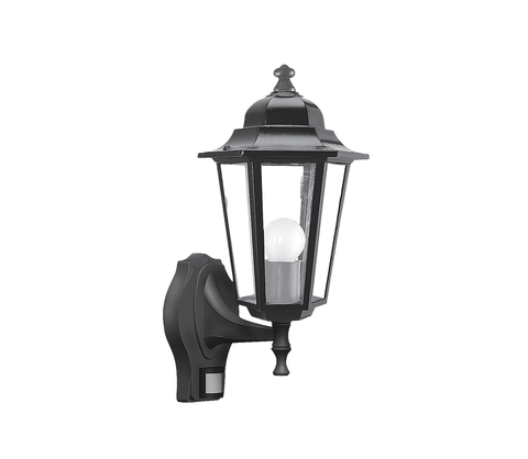 Záhradné lampy Rabalux Rabalux 8217 - Vonkajšie nástenné svietidlo s čidlom VELENCE 1xE27/60W/230V  