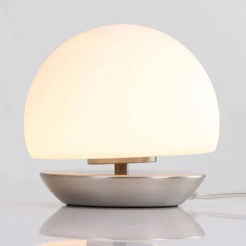 Lampy na nočný stolík Steinhauer Podstavec brúsená oceľ stolná LED lampa Ancilla