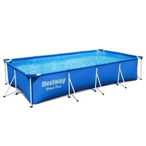 Bazény Bestway Nadzemný bazén Steel Pro, 401 x 211 x 81 cm