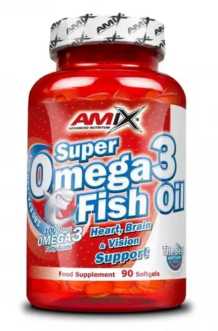 Vitamíny a minerály Super Omega 3 Fish Oil - Amix 90 kaps.