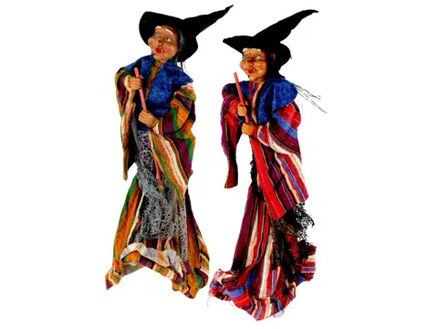 Sošky, figurky - postavy MAKRO - Bosorka so svetlom a zvukom rôzne farby