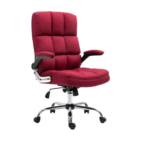 Kancelárske stoličky Kancelárske kreslo J21 Červená
