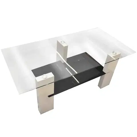 Konferenčné stolíky s úložným priestorom Konferenčný stôl Emilly white tl-14c31