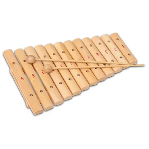 Hudobné hračky BONTEMPI - Drevený xylofón XLW12