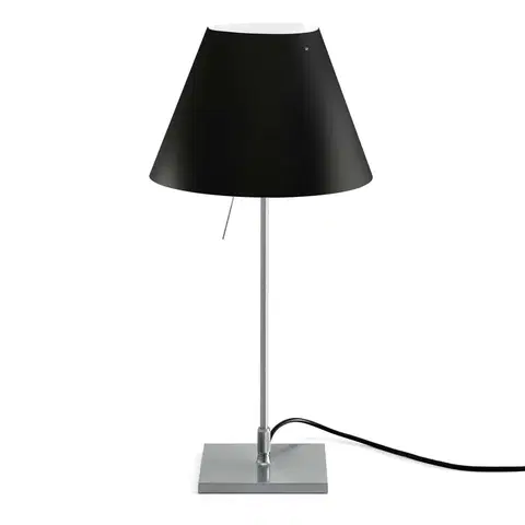 Stolové lampy Luceplan Luceplan Costanzina stolná lampa hliník, čierna