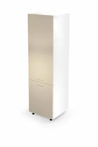 Vento Vysoká skriňa pre vstavanú chladničku VENTO DL-60/214 Halmar Béžová