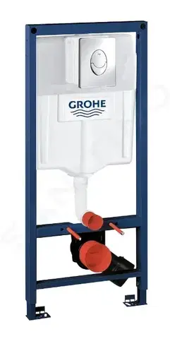 Záchody GROHE - Rapid SL Predstenová inštalácia na závesné WC, tlačidlo Skate Air, chróm 38763001