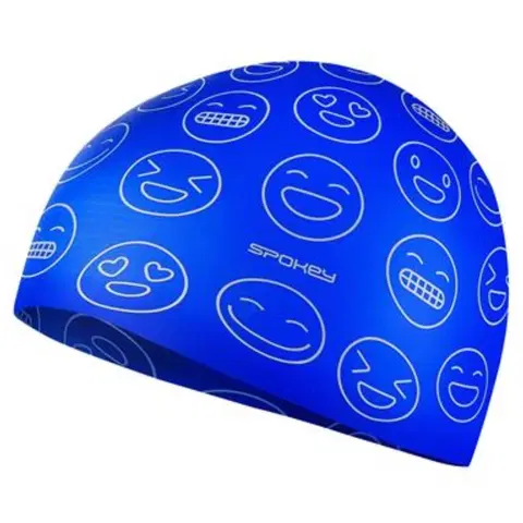 Plavecké čiapky Plavecká čiapka SPOKEY Emoji Junior - modrá