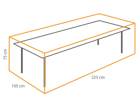 Ochranné plachty Ochranná plachta na stôl (225x105x75 cm)