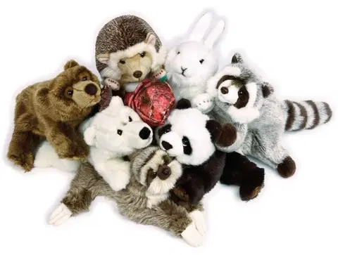 Plyšové hračky - zvieratká National Geographic LELLY - National Geographic Maňušky 2 - Sloth ( Leňochod )