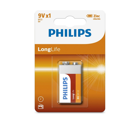 Batérie primárne Batéria Philips LongLife 9V 1ks