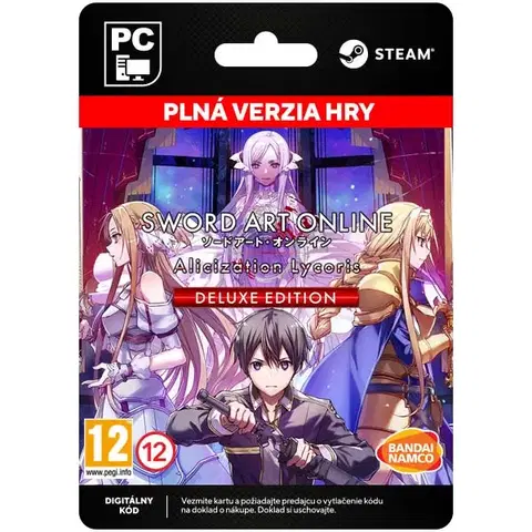 Hry na PC Sword Art Online: Alicization Lycoris (Deluxe Edition) [Steam]