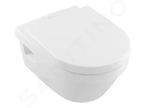Záchody VILLEROY & BOCH - Architectura Závesné WC s doskou SoftClosing, DirectFlush, alpská biela 5684HR01