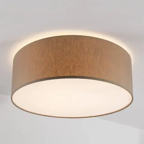 Stropné svietidlá Hufnagel Sivo-hnedé stropné svietidlo Mara, 50 cm