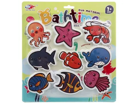 Hračky do vody MADE - Zvieratká morský svet do vane, soft, 29 x 1 x 31 cm