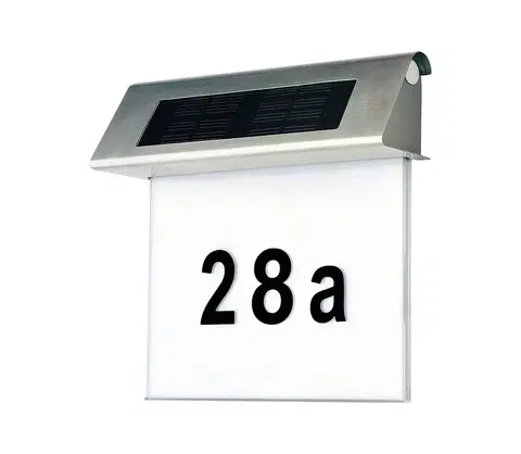 Záhradné lampy   6710102 - LED Solárne domové číslo LED/2x0,07W/2,4V IP44 