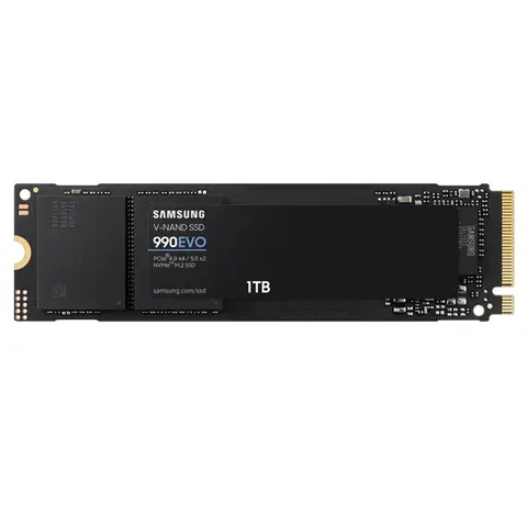 Pevné disky Samsung SSD disk 990 EVO, 1 TB, NVMe 2.0 MZ-V9E1T0BW