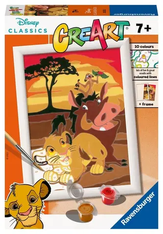 Kreatívne a výtvarné hračky RAVENSBURGER - CreArt Disney: Leví kráľ
