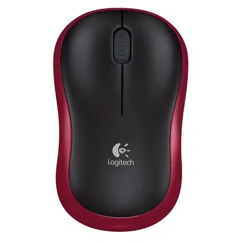 Myši Kancelárska myš Logitech bezdrôtová M185, červená 910-002240