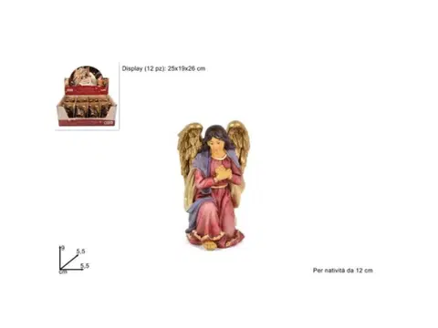 Sošky, figurky - anjeli MAKRO - Anjel 9cm rôzne druhy