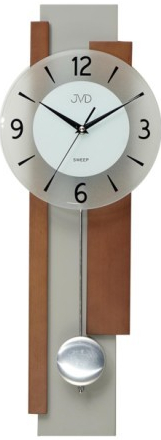 Hodiny Dizajnové kyvadlové nástenné hodiny JVD NS18059/41, 60cm